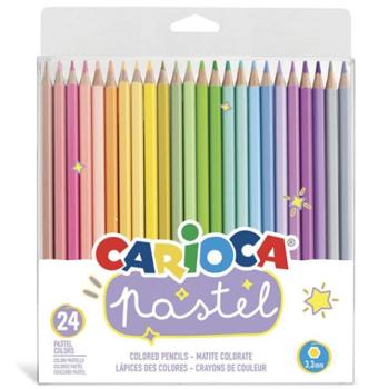 Pastel színes ceruza 24db-os szett - Carioca kép