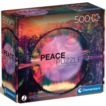 Peace Puzzle: Tudatos elmélkedés 500db-os puzzle - Clementoni kép