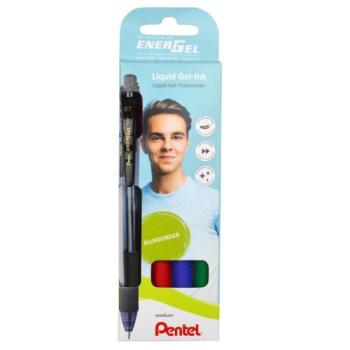 Pentel: EnerGelX zseléstoll - 4 db-os szett, alapszínek kép