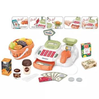 Pénztárgép szett termékekkel – 36 db-os kép