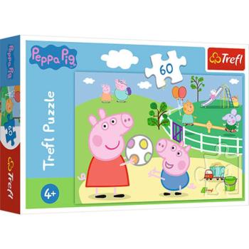 Peppa malac: Móka a barátokkal puzzle 60db-os - Trefl kép