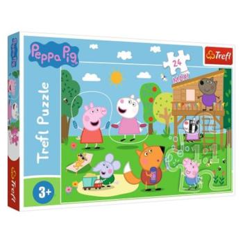 Peppa malac Móka a fűben 24 db-os Maxi puzzle - Trefl kép