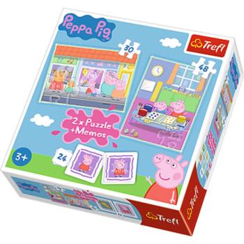 Peppa malac puzzle és memóriajáték - Trefl kép