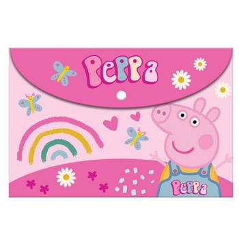 Peppa malac rózsaszín patentos irattartó mappa A/4-es méretben kép