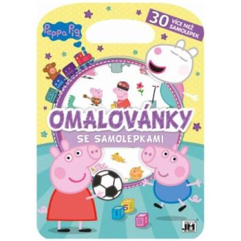 Peppa malac színező füzet matricákkal A4 kép