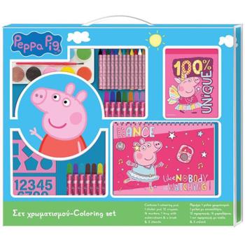 Peppa malac színező szett matricákkal 54x47cm kép