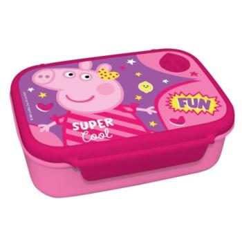 Peppa malac uzsonnás doboz 18x13x6cm kép