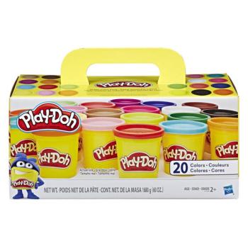 Play-Doh: 20 tégelyes színes gyurma készlet kép