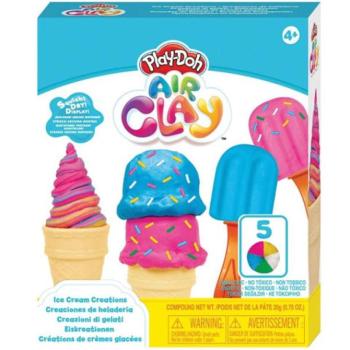 Play-Doh: Air Clay levegőre száradó gyurma szett - fagyi készítés kép