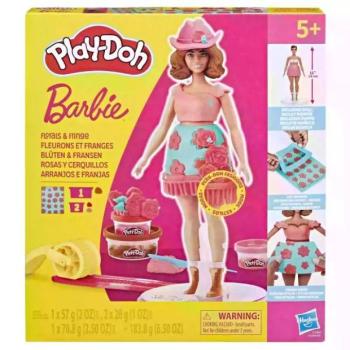 Play-Doh Barbie: Virágok és rojtok divatkészlet - Cowboy kép