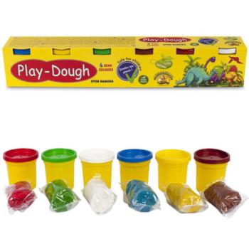 Play-Dough: 6db-os nagy gyurmaszett kép