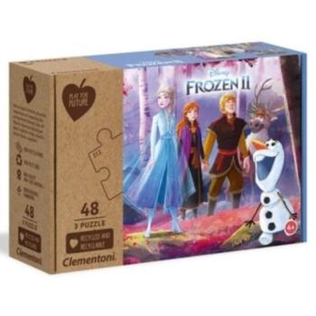 Play for Future: Disney Jégvarázs 2 3x48db-os puzzle - Clementoni kép