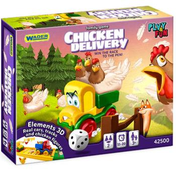 Play & Fun: Chicken Delivery - Csirkefuvar társasjáték kép