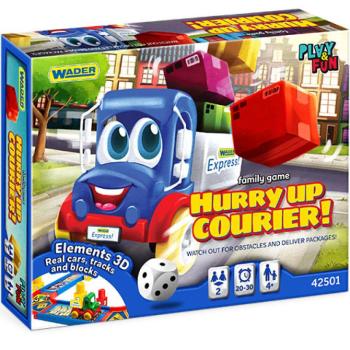 Play & Fun: Hurry Up Courier - Siess futár! társasjáték kép