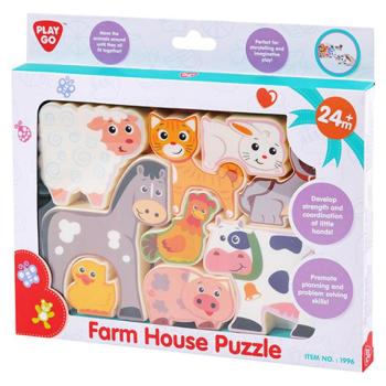 Playgo: Állatfarm formapuzzle kép