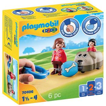 Playmobil: 1-2-3 - Guruló kiskutyám (70406) kép