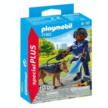 Playmobil 71162: Rendőr nyomozó kutyával kép