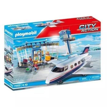 Playmobil Airport with Airplane and Control Tower Reptér repülővel és irányítótorony kép