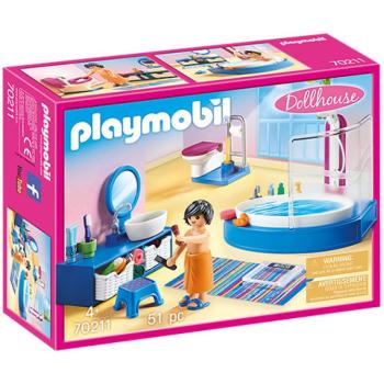 Playmobil: Babaház - Fürdőszoba káddal (70211) kép