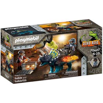 Playmobil: Dino Rise - Triceratops: Zendülés a Legenda Köveinél (70627) kép