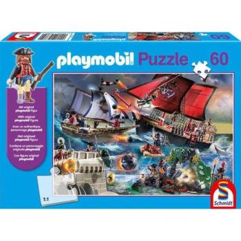 Playmobil Kalózok, 60 db-os puzzle kép