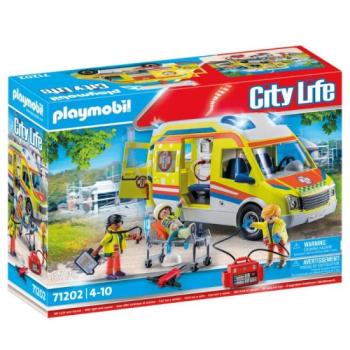 Playmobil: Mentőautó hang- és fényeffekttel 71202 kép