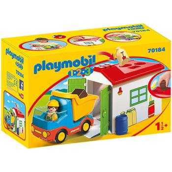 Playmobil: Teherautó formaválogató garázzsal (70184) kép