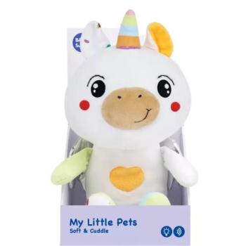 Plüss altató unikornis hang- és fényhatásokkal - 30 cm kép