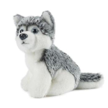 Plüss husky kutyus - 14 cm-es kép