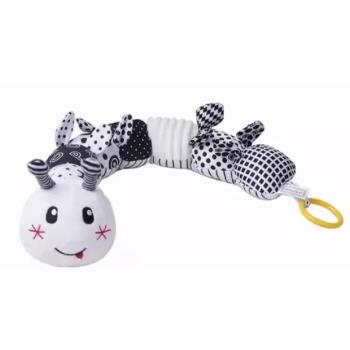 Plüss kukac, fekete-fehér - 65 cm kép