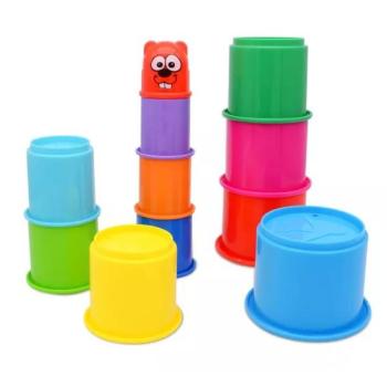 Pohártorony játékszett, 11 db-os kép