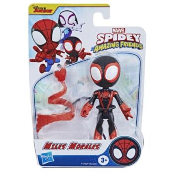 Pókember: Póki és csodálatos barátai Miles Morales játékfigura kiegészítővel 10cm - Hasbro kép