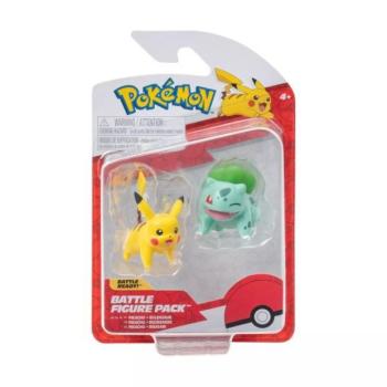 Pokémon: 2 db-os figura csomag - Bulbasaur, Pikachu kép