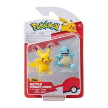 Pokémon: 2 db-os figura csomag - Squirtle, Pikachu kép