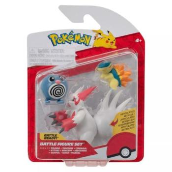 Pokémon: 3 db-os figura csomag - Poliwag, Cyndaqui, Zangoose kép