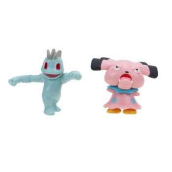 Pokémon figura szett - Machop & Snubbull 5 cm kép