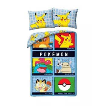 Pokémon: Harcra készen ágynemű garnitúra, pamut - 140 x 200 cm kép