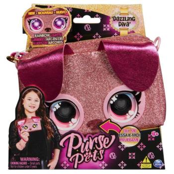 Purse Pets: Csuklóra tehető állatos táska - Dazzling Diva kutyus kép