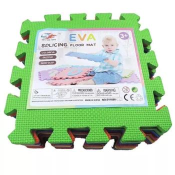 Puzzle játszószőnyeg - Színes kép