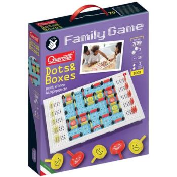 Quercetti: Family Game - Pontok és dobozok játék kép