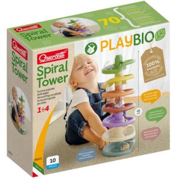 Quercetti: Play Bio Spiral Tower golyópálya 46db-os kép