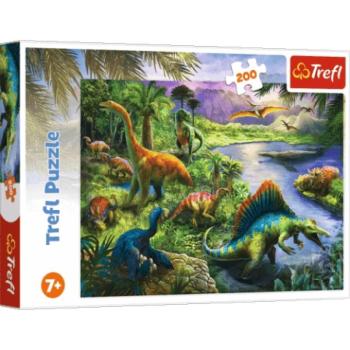 Ragadozó dinoszauruszok 200db-os puzzle - Trefl kép