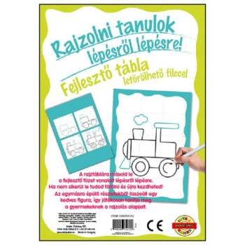 Rajzolni tanulok fiús fejlesztő tábla kép