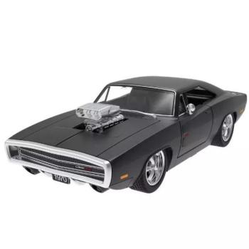 Rastar: Dodge Charger R/T fekete távirányítós autó - 1:16 kép