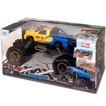 RC MAX Offroad távirányítós autó kék-sárga színben 1/18 kép