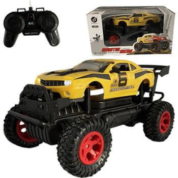 RC Off-Road távirányítós sárga Camaro fénnyel 27 MHz 29cm 1/14-es méretarány kép