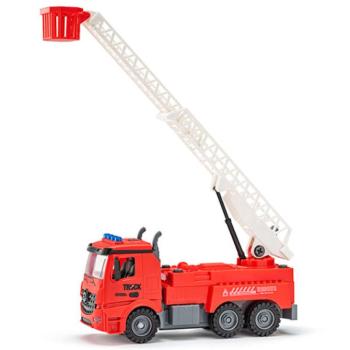 RC szerelhető távirányítós tűzoltókocsi 30cm - Woodyland kép