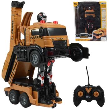 RC Távirányítós Autobot Titan robot átalakuló darus autó 27MHz 26cm kép