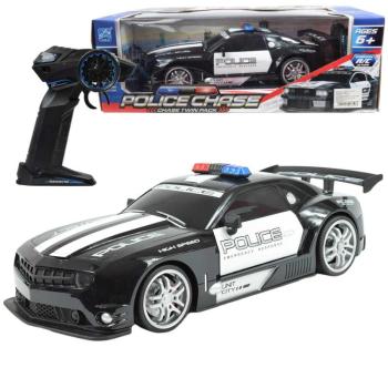 RC Távirányítós Chevrolet Camaro rendőr autó 1/12-es méretarány 2,4GHz 30cm kép