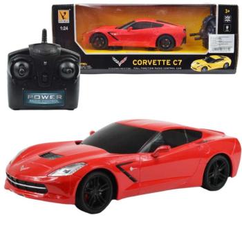 RC Távirányítós Chevrolet Corvette C7 távirányítós autó 1/24-es méretarány 19cm több színváltozatban 1db kép